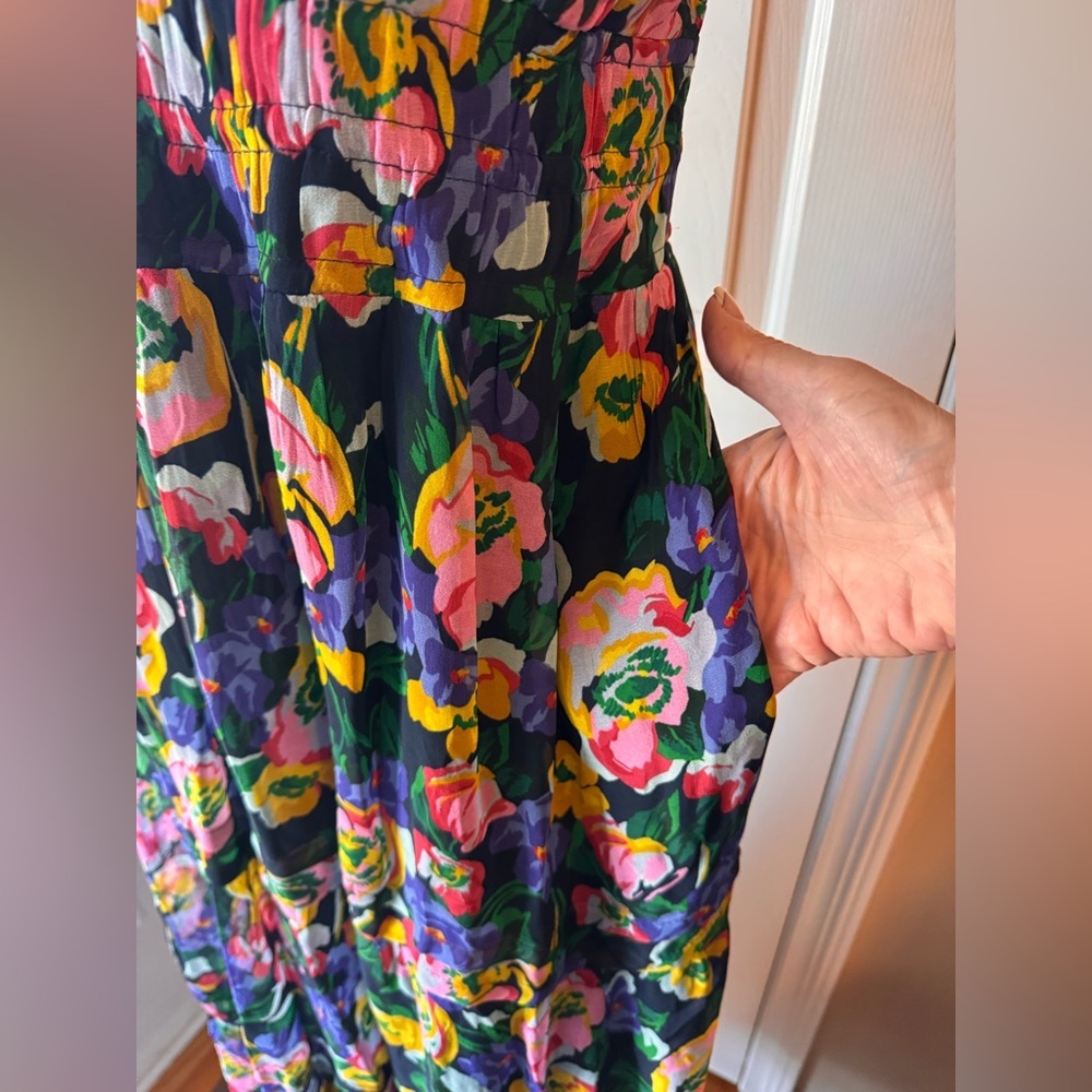 Anthropologie The Somerset Strapless Maxi Dress- Floral - Size Medium- NWT - Picture 6 of 15